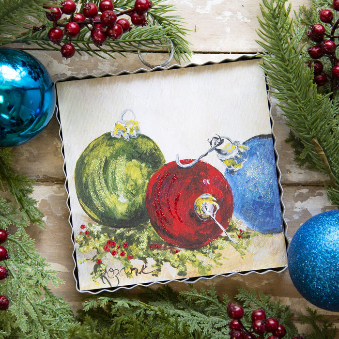 The Round Top Collection Mini Rozie's Ornaments Print-Home Decor & Gifts-Deadwood South Boutique & Company-Deadwood South Boutique, Women's Fashion Boutique in Henderson, TX