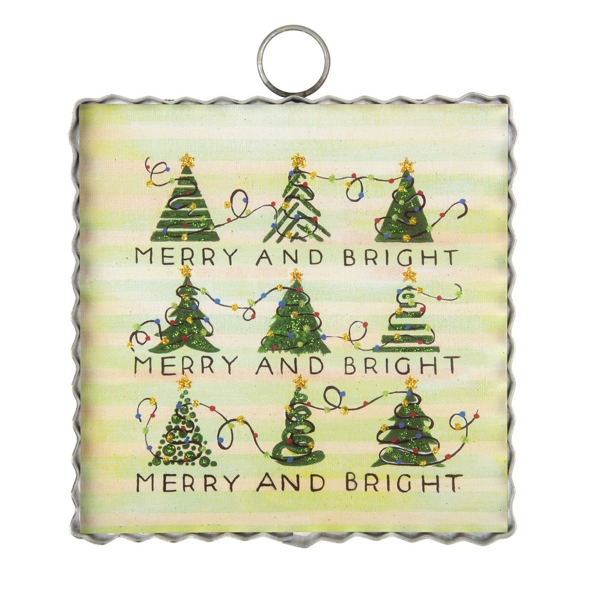 The Round Top Collection Mini Merry & Bright Trees & Lights Print-Home Decor & Gifts-Deadwood South Boutique & Company-Deadwood South Boutique, Women's Fashion Boutique in Henderson, TX