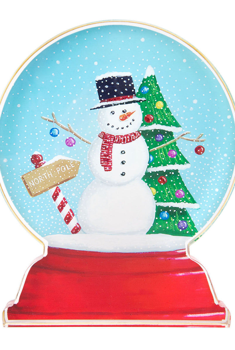 The Round Top Collection Acrylic Snowman Globe-Home Decor & Gifts-Deadwood South Boutique & Company-Deadwood South Boutique, Women's Fashion Boutique in Henderson, TX