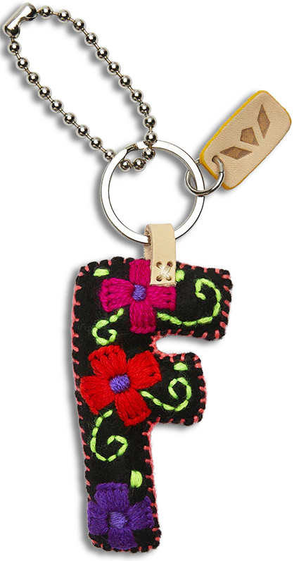 Consuela Black Felt Letter Charms-Bags & Purses-Consuela-Deadwood South Boutique, Women's Fashion Boutique in Henderson, TX