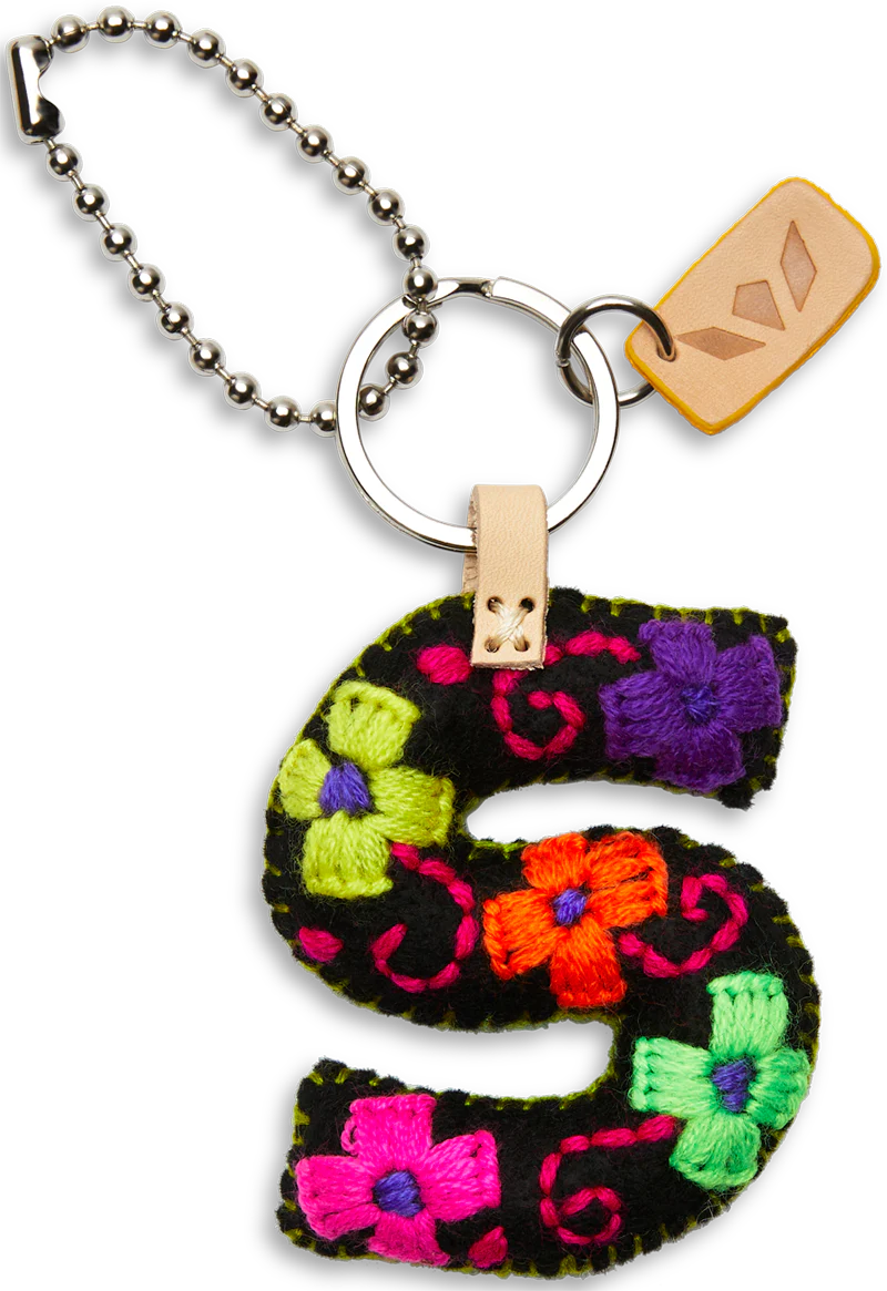 Consuela Black Felt Letter Charms-Bags & Purses-Consuela-Deadwood South Boutique, Women's Fashion Boutique in Henderson, TX