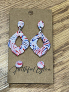 H-Town Dangle Stud Duo-Jewelry-Faithful Glow-Deadwood South Boutique, Women's Fashion Boutique in Henderson, TX