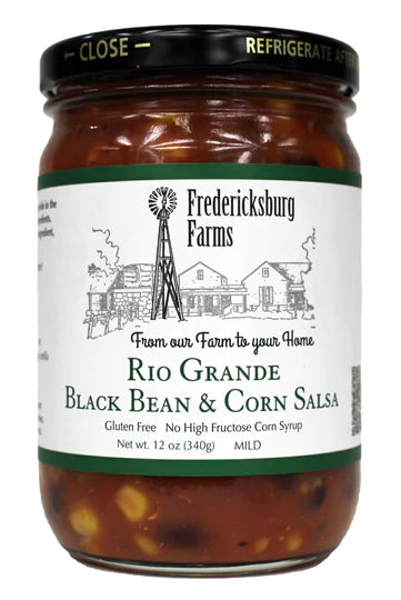 Fredericksburg Farms Rio Grande Black Bean & Corn Salsa-Gourmet Foods-Deadwood South Boutique & Company-Deadwood South Boutique, Women's Fashion Boutique in Henderson, TX