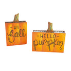 The Round Top Collection Reversible Fall Pumpkin Sitters-Home Decor-Deadwood South Boutique & Company-Deadwood South Boutique, Women's Fashion Boutique in Henderson, TX