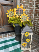 RTC Plaid Sunflower Magnets-Home Decor & Gifts-Deadwood South Boutique & Company LLC-Deadwood South Boutique, Women's Fashion Boutique in Henderson, TX