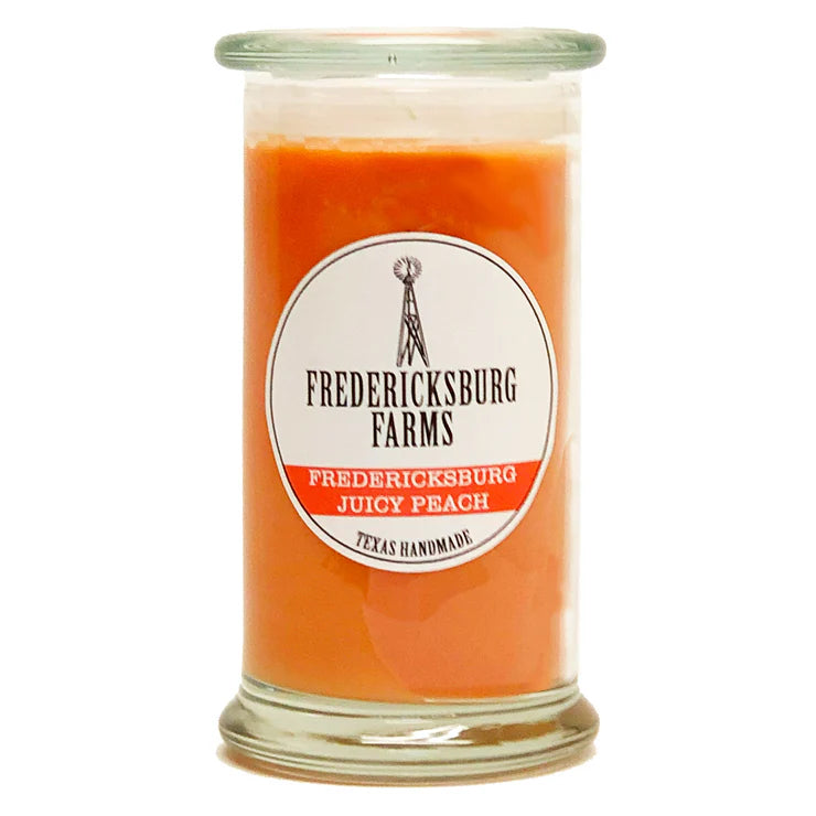 Fredericksburg Farms Juicy Peach 16oz Candle-Home Decor & Gifts-Deadwood South Boutique & Company-Deadwood South Boutique, Women's Fashion Boutique in Henderson, TX