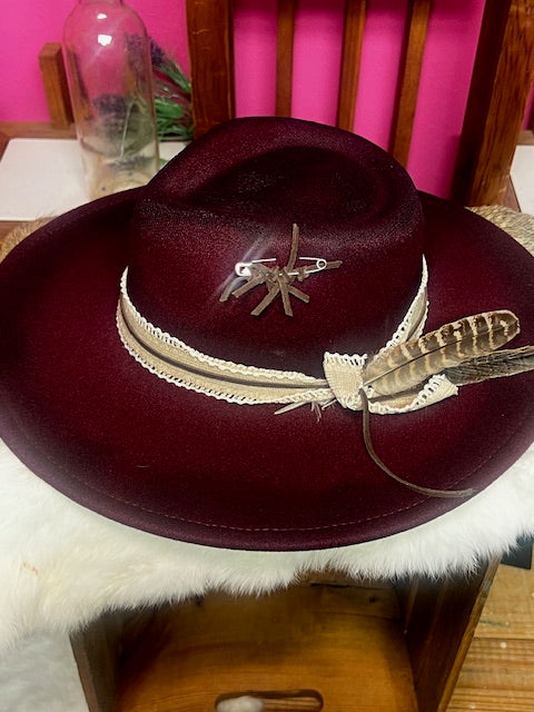 The Bougie Felt Hats-Head Gear-Deadwood South Boutique & Company LLC-Deadwood South Boutique, Women's Fashion Boutique in Henderson, TX