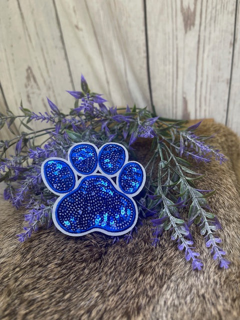 3" Sequin Paw Print Patch-Accessories-Deadwood South Boutique & Company-Deadwood South Boutique, Women's Fashion Boutique in Henderson, TX