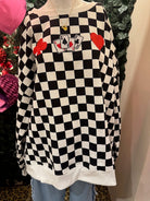 Checks & Balances Crewneck Sweatshirt-Graphic Sweatshirt-Deadwood South Boutique & Company LLC-Deadwood South Boutique, Women's Fashion Boutique in Henderson, TX