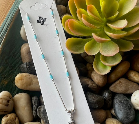 Birds of A Feather Sterling & Turquoise Choker-Chokers-Deadwood South Boutique & Company-Deadwood South Boutique, Women's Fashion Boutique in Henderson, TX