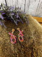 XOXO Beaded Earrings-Earrings-Deadwood South Boutique & Company-Deadwood South Boutique, Women's Fashion Boutique in Henderson, TX