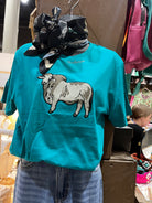 The Brahman T-Shirt-Graphic Tees-Deadwood South Boutique & Company-Deadwood South Boutique, Women's Fashion Boutique in Henderson, TX