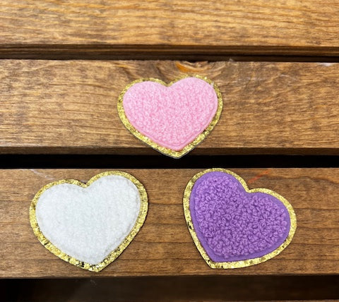 Hearts Chenille Patch-Accessories-Deadwood South Boutique & Company-Deadwood South Boutique, Women's Fashion Boutique in Henderson, TX