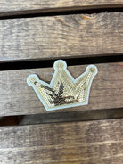 Gold Sequin Crown Patch-Patches-Deadwood South Boutique & Company-Deadwood South Boutique, Women's Fashion Boutique in Henderson, TX