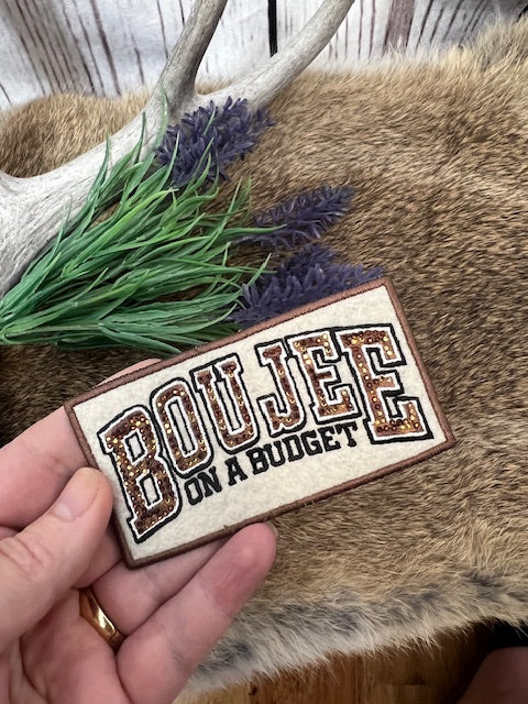 Rhinestone Bougie On a Budget Patch-Patches-Deadwood South Boutique & Company-Deadwood South Boutique, Women's Fashion Boutique in Henderson, TX