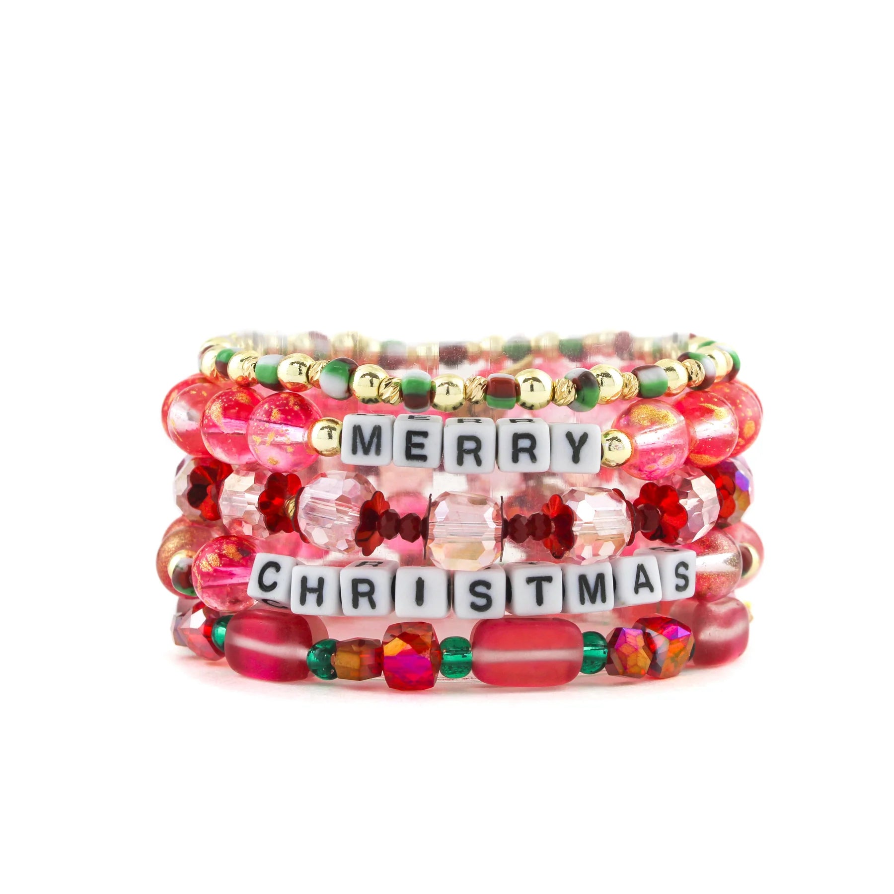 Erimish Merry Christmas Bracelets-Jewelry-Deadwood South Boutique & Company LLC-Deadwood South Boutique, Women's Fashion Boutique in Henderson, TX