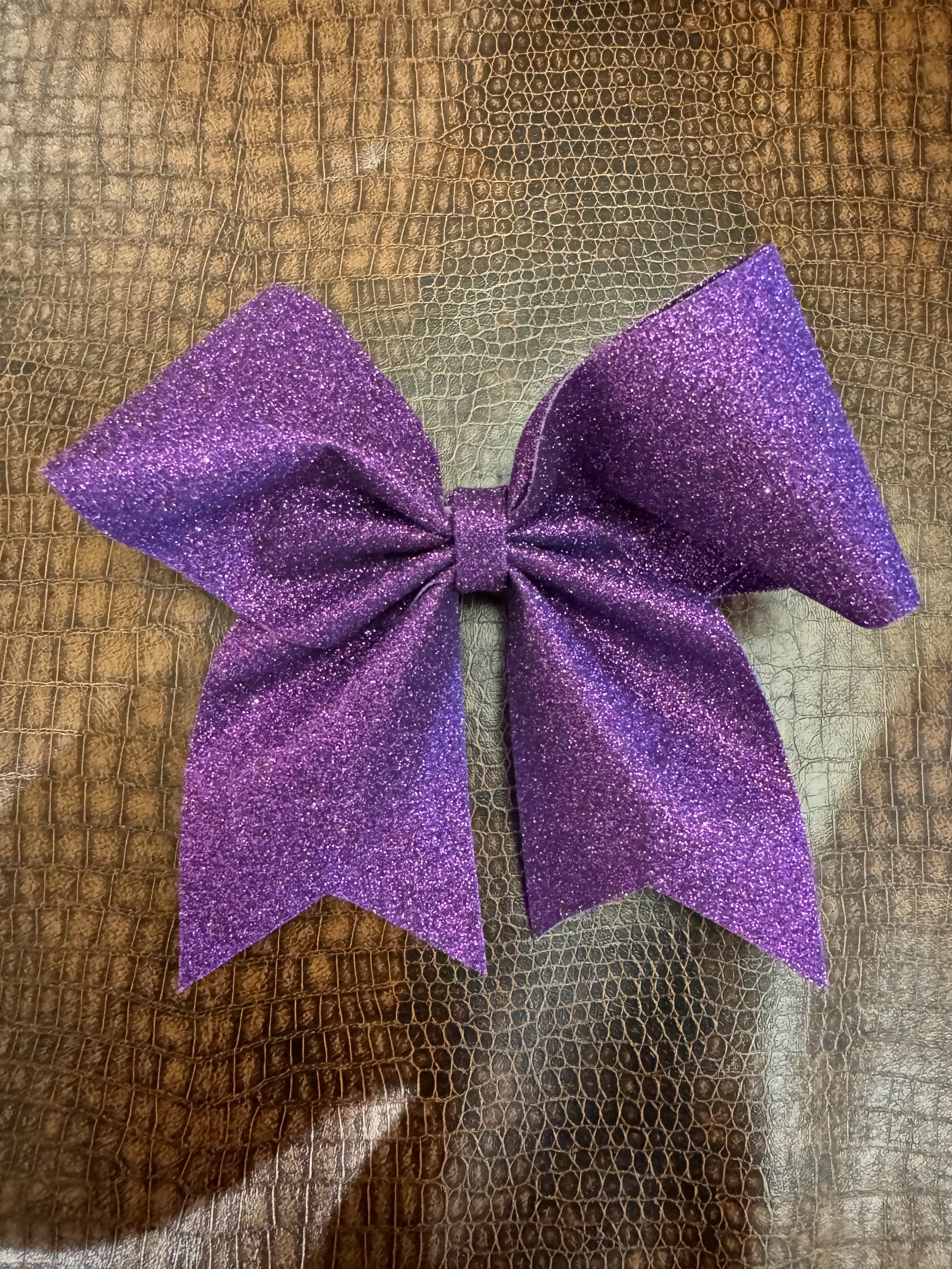 Glitter Cheer Bow-Accessories-Faithful Glow-Deadwood South Boutique, Women's Fashion Boutique in Henderson, TX