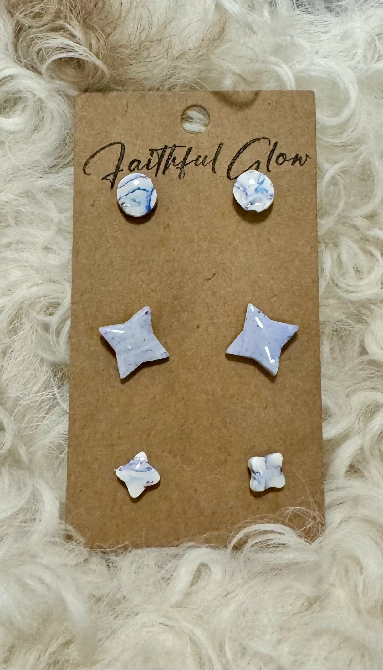 Seaside Blue Trio-Earrings-Faithful Glow-Deadwood South Boutique, Women's Fashion Boutique in Henderson, TX