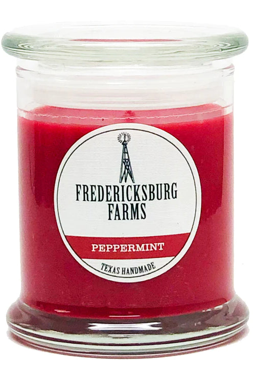 Fredericksburg Farms Peppermint 9oz Candle-Home Decor & Gifts-Deadwood South Boutique & Company-Deadwood South Boutique, Women's Fashion Boutique in Henderson, TX