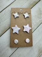 Elegant Stud Trio-Jewelry-Faithful Glow-Deadwood South Boutique, Women's Fashion Boutique in Henderson, TX