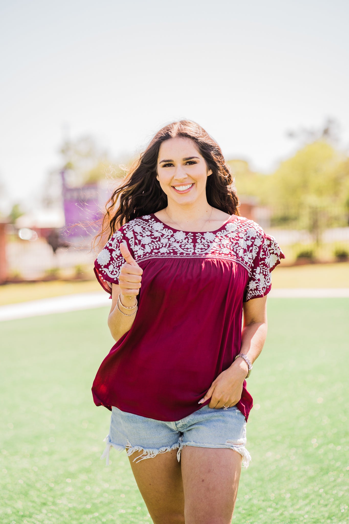 Spirit of Aggieland Top-Short Sleeves-Deadwood South Boutique & Company-Deadwood South Boutique, Women's Fashion Boutique in Henderson, TX