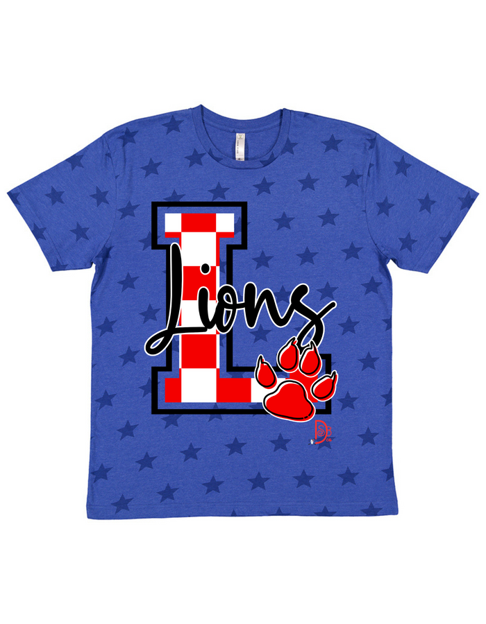 L Lions Graphic Tee-Children's Clothing-Deadwood South Boutique & Company-Deadwood South Boutique, Women's Fashion Boutique in Henderson, TX