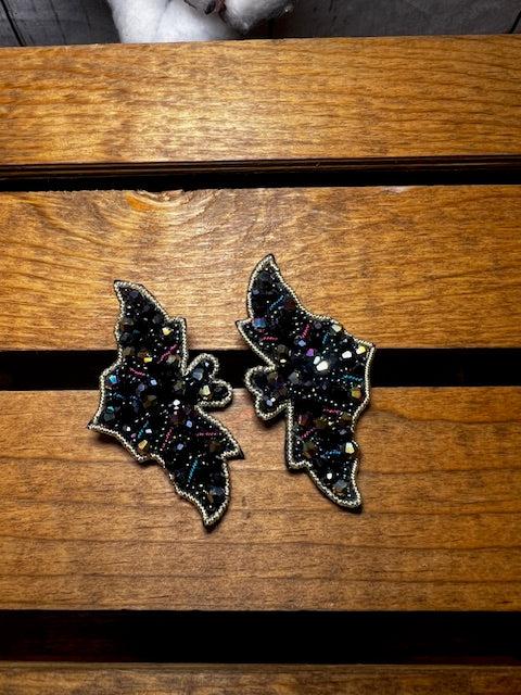 A Lil Batty Beaded Earrings - Deadwood South Boutique & Company LLC