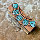 Tooled Leather Hair Clip-Hair Claw Clips-Deadwood South Boutique & Company-Deadwood South Boutique, Women's Fashion Boutique in Henderson, TX