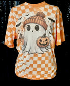 Halloween Ghost T-Shirt-Tops & Tees-Vintage Cowgirl-Deadwood South Boutique, Women's Fashion Boutique in Henderson, TX