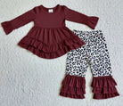 Aba Leopard Hi - Low Girls Outfit - Deadwood South Boutique & Company LLC