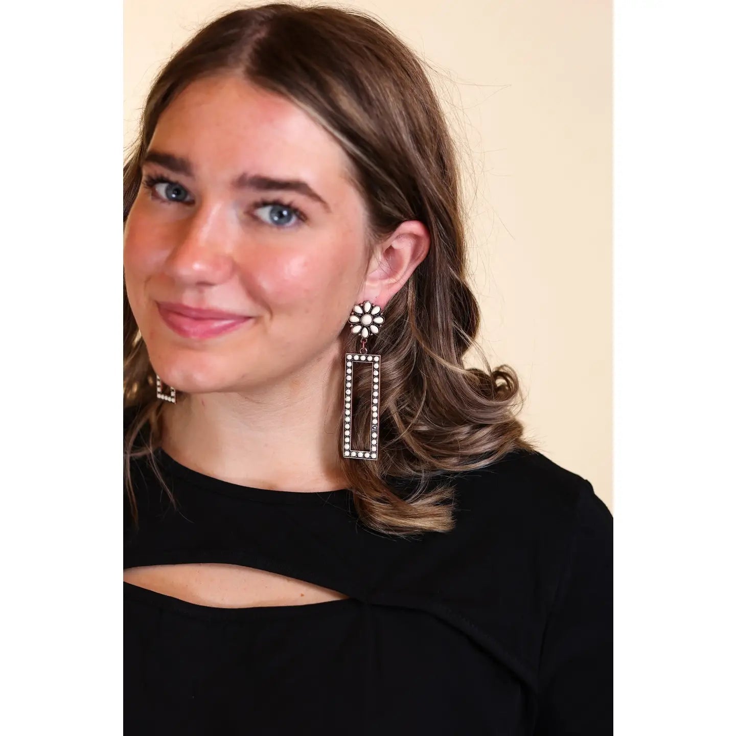 Ace High Stone Fashion Earrings - Deadwood South Boutique & Company LLC