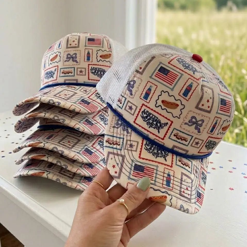 Americana Foam Trucker Cap - Deadwood South Boutique & Company LLC