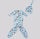 Around Town Knotted Gown w/cap - Deadwood South Boutique & Company LLC