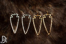 Arrow Hammered Dangle Earrings - Deadwood South Boutique & Company LLC
