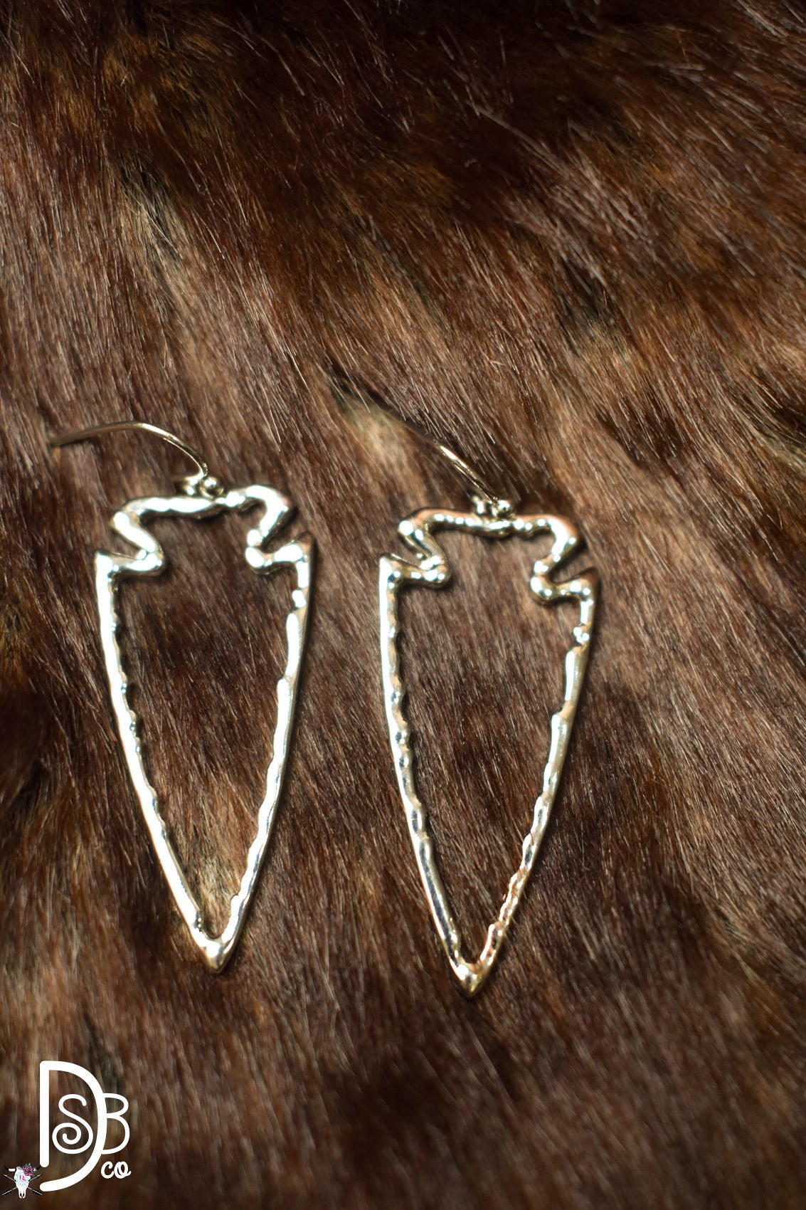 Arrow Hammered Dangle Earrings - Deadwood South Boutique & Company LLC