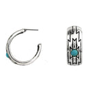 Aztec Fashion Hoop Earring - Deadwood South Boutique & Company LLC