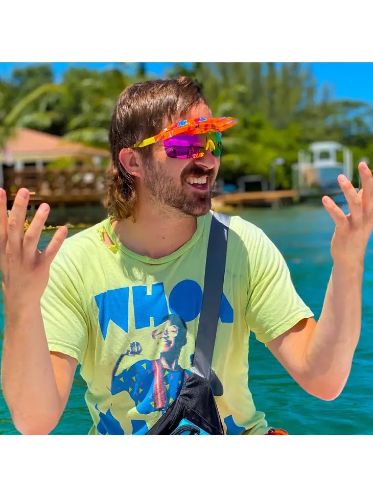 B Fresh Surfin' Birds Retro Visor Sunglasses - Deadwood South Boutique & Company LLC