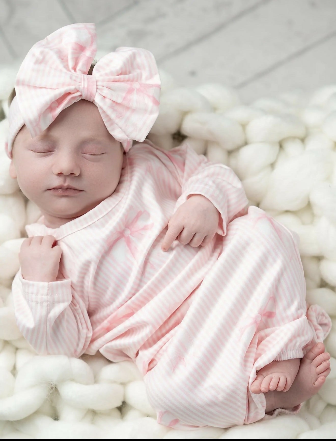 Baby Gowns w/matching Hat/Bow - Deadwood South Boutique & Company LLC