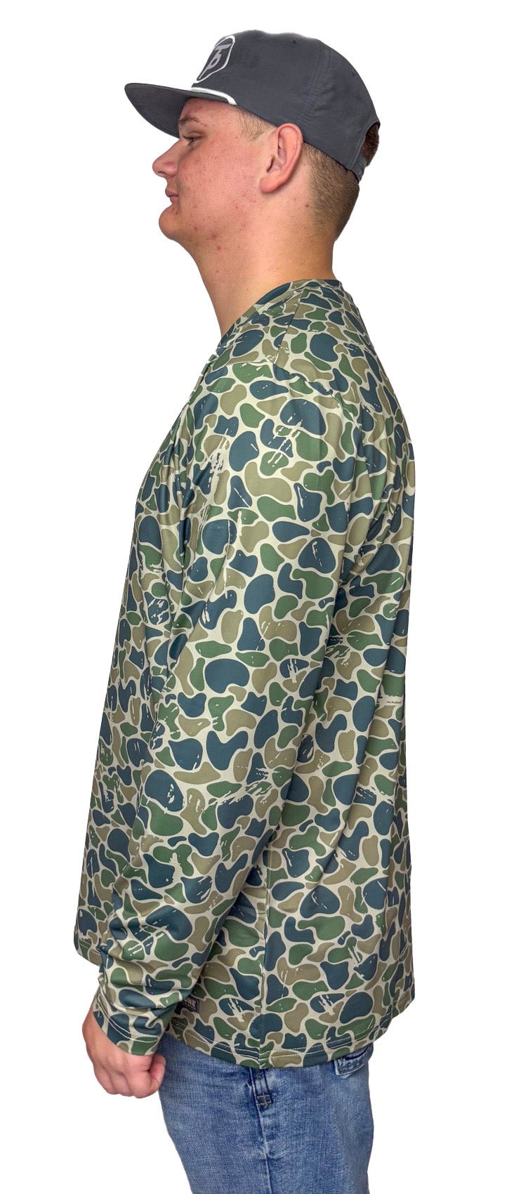 Backwoods Camo Longsleeve Dri Fit Tee - Deadwood South Boutique & Company LLC