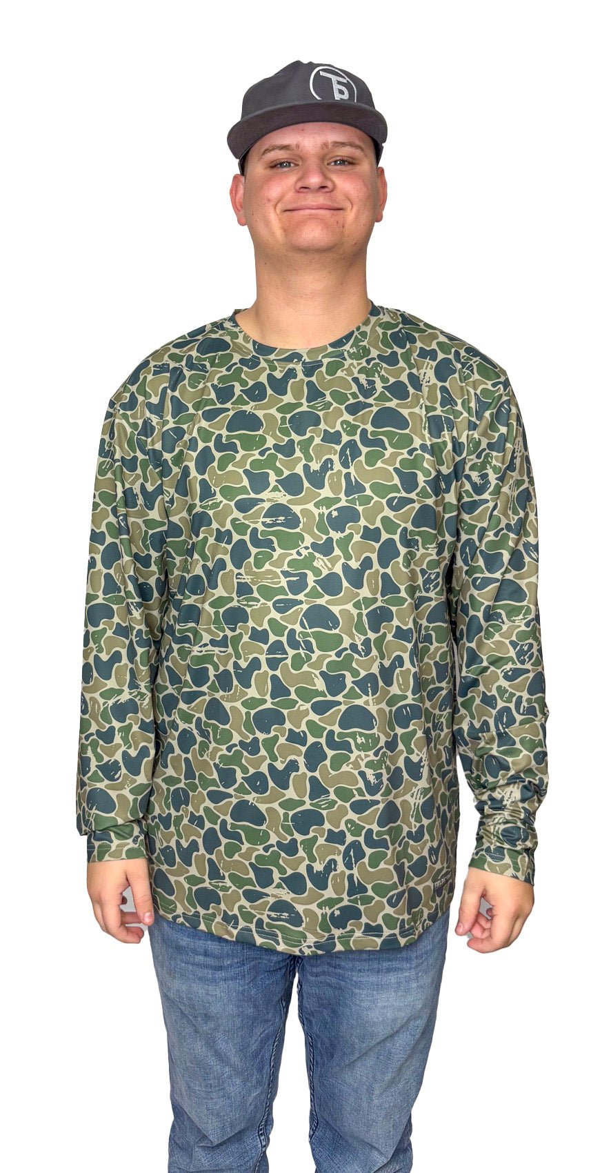 Backwoods Camo Longsleeve Dri Fit Tee - Deadwood South Boutique & Company LLC
