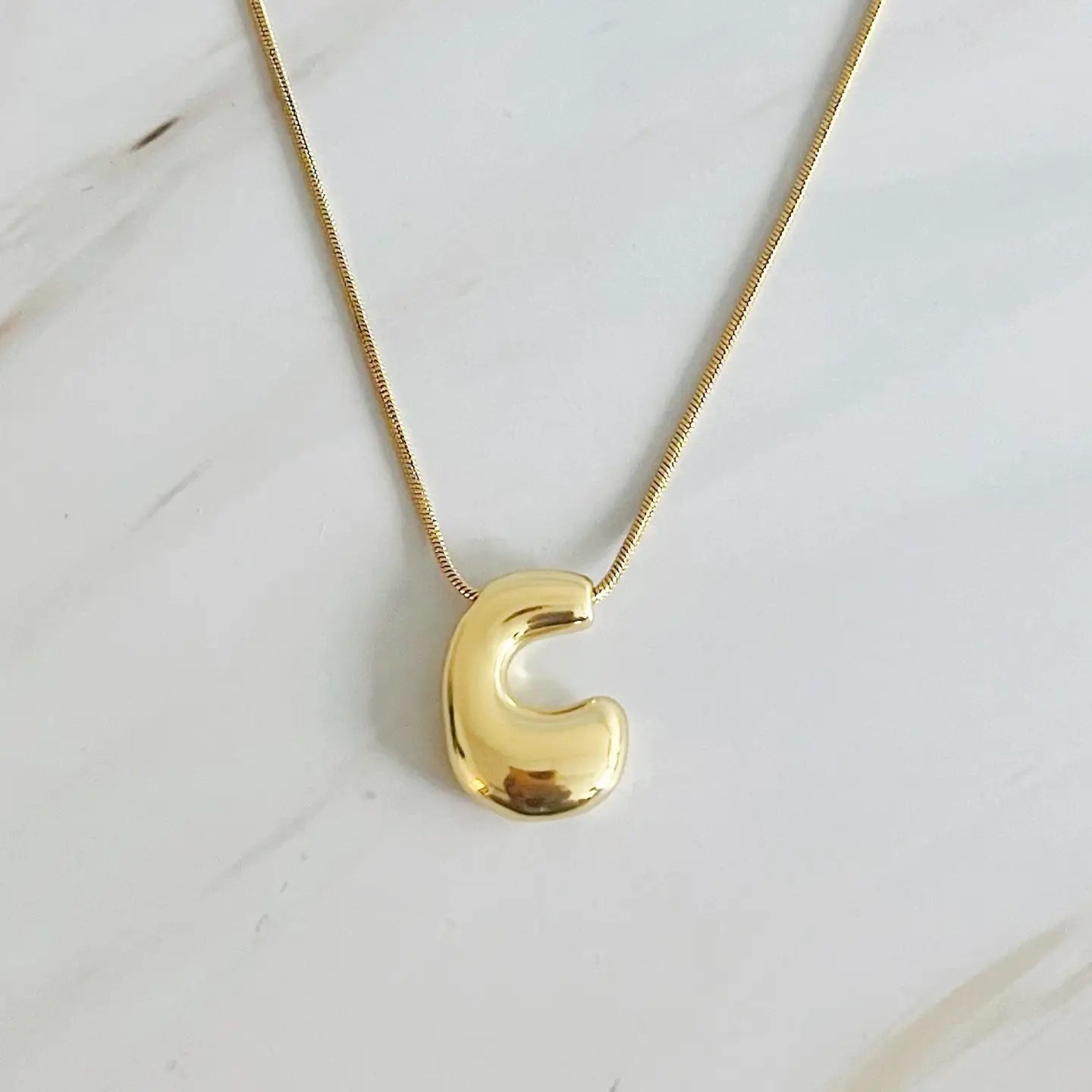 Bailey Bubble Letter Necklace - Deadwood South Boutique & Company LLC
