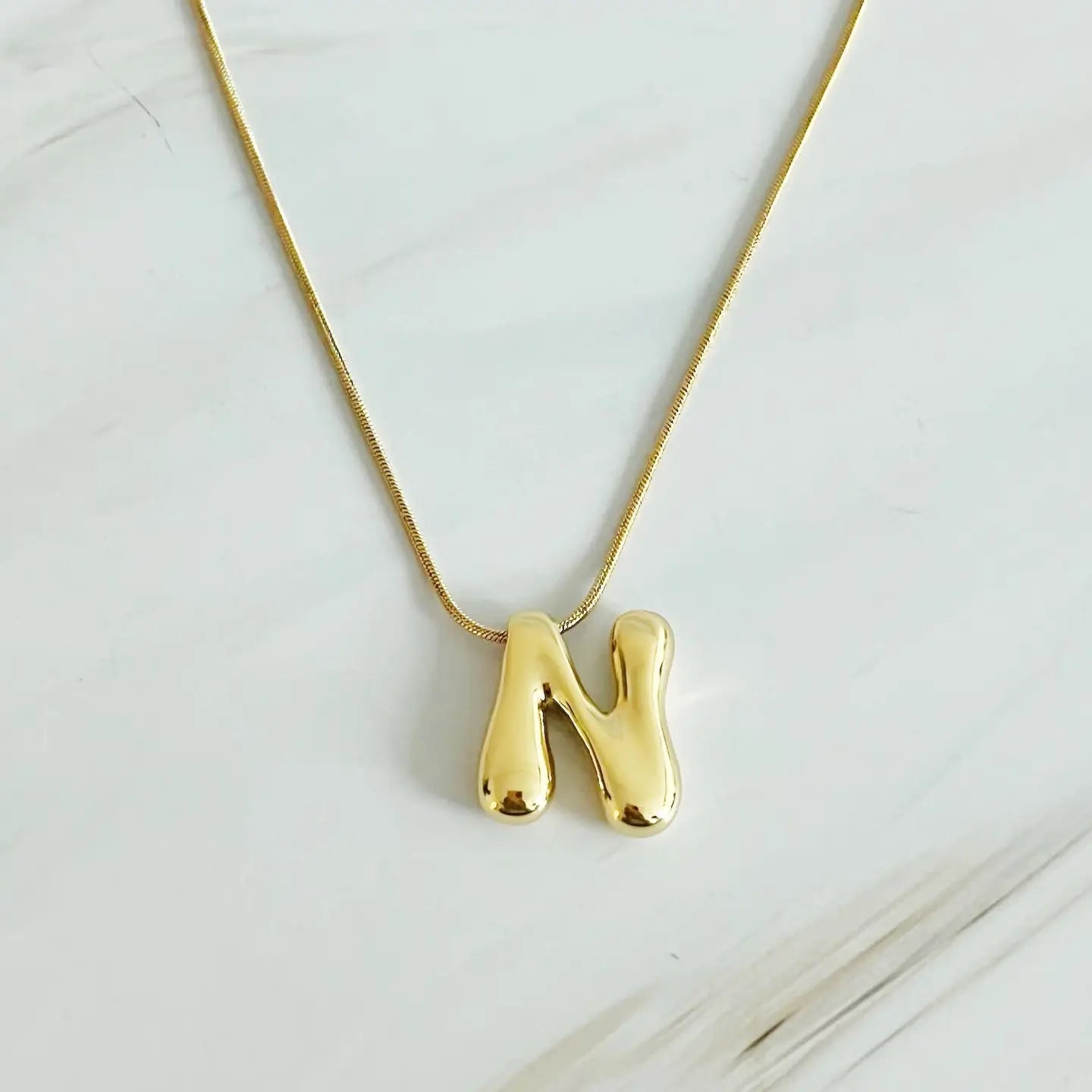Bailey Bubble Letter Necklace - Deadwood South Boutique & Company LLC