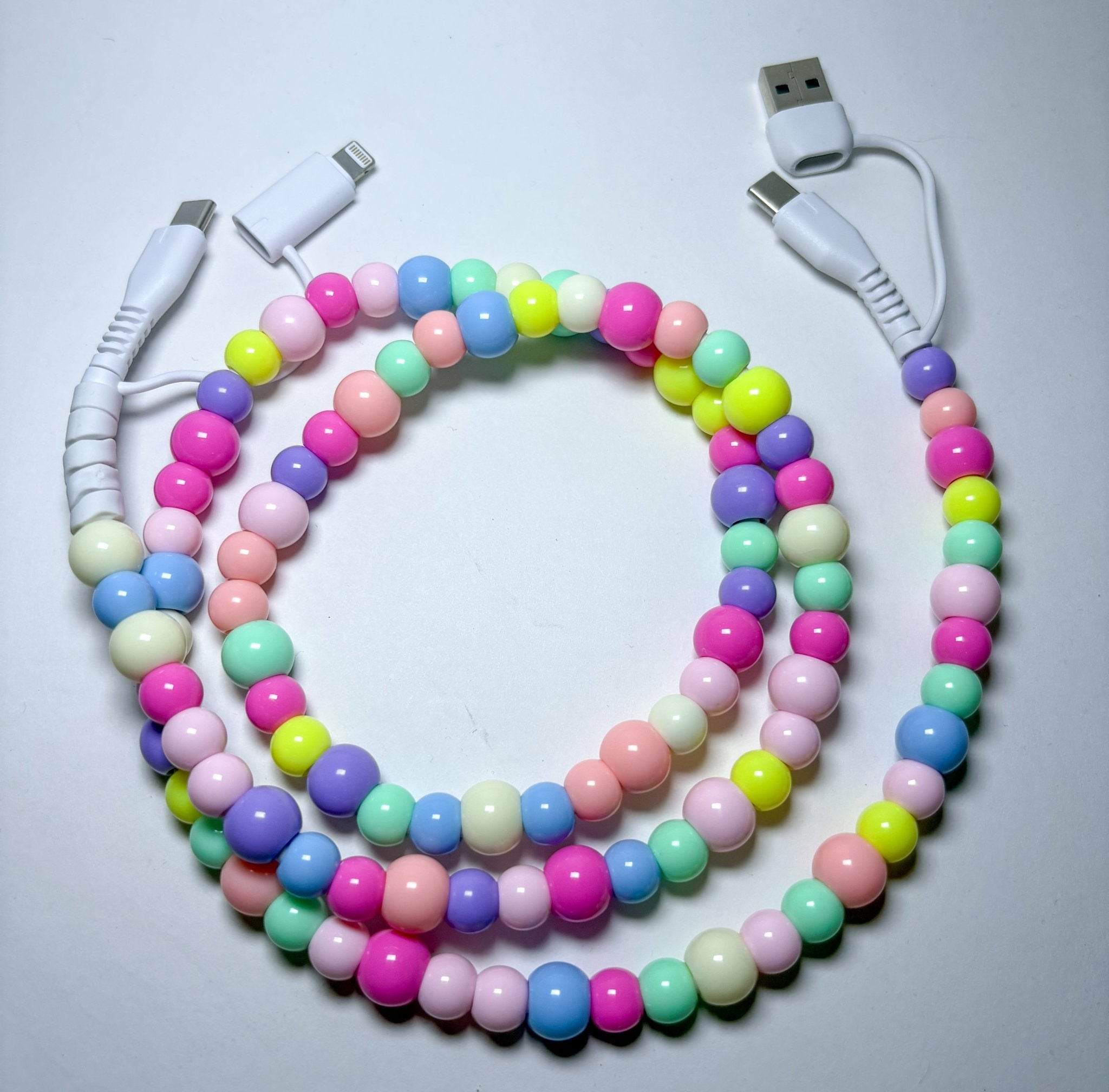 Beaded Phone Chargers - Deadwood South Boutique & Company LLC