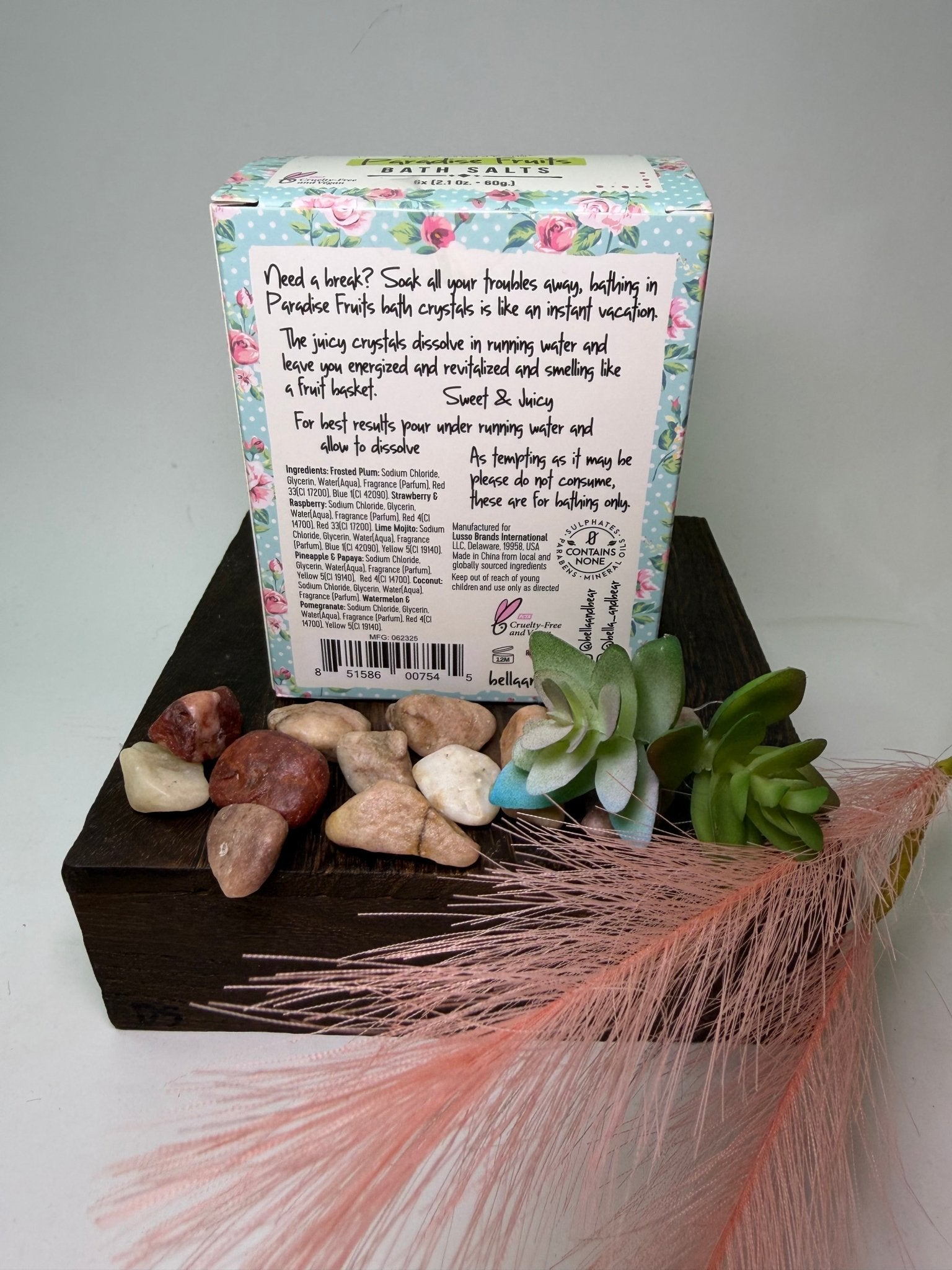 Bella & Bear Paradise Fruits Bath Salts Gift Set - Deadwood South Boutique & Company LLC