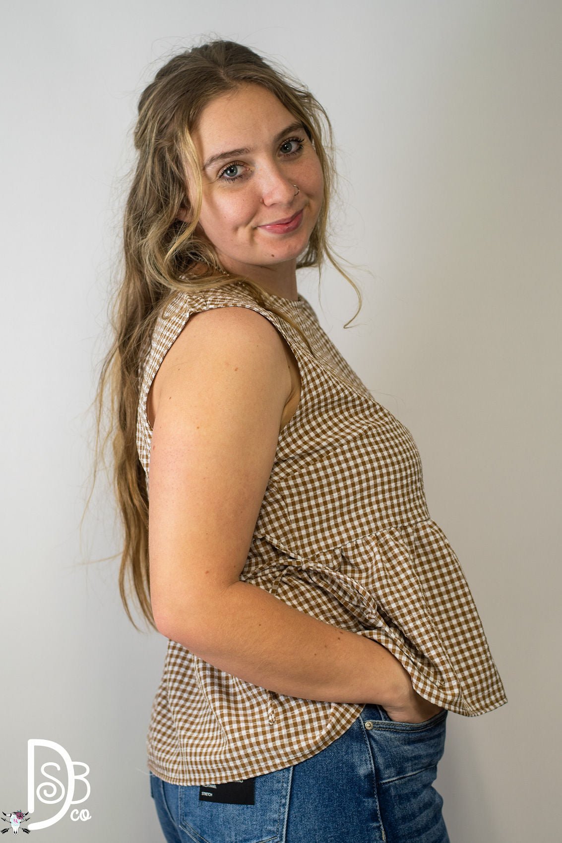 Bex Gingham Top - Deadwood South Boutique & Company LLC