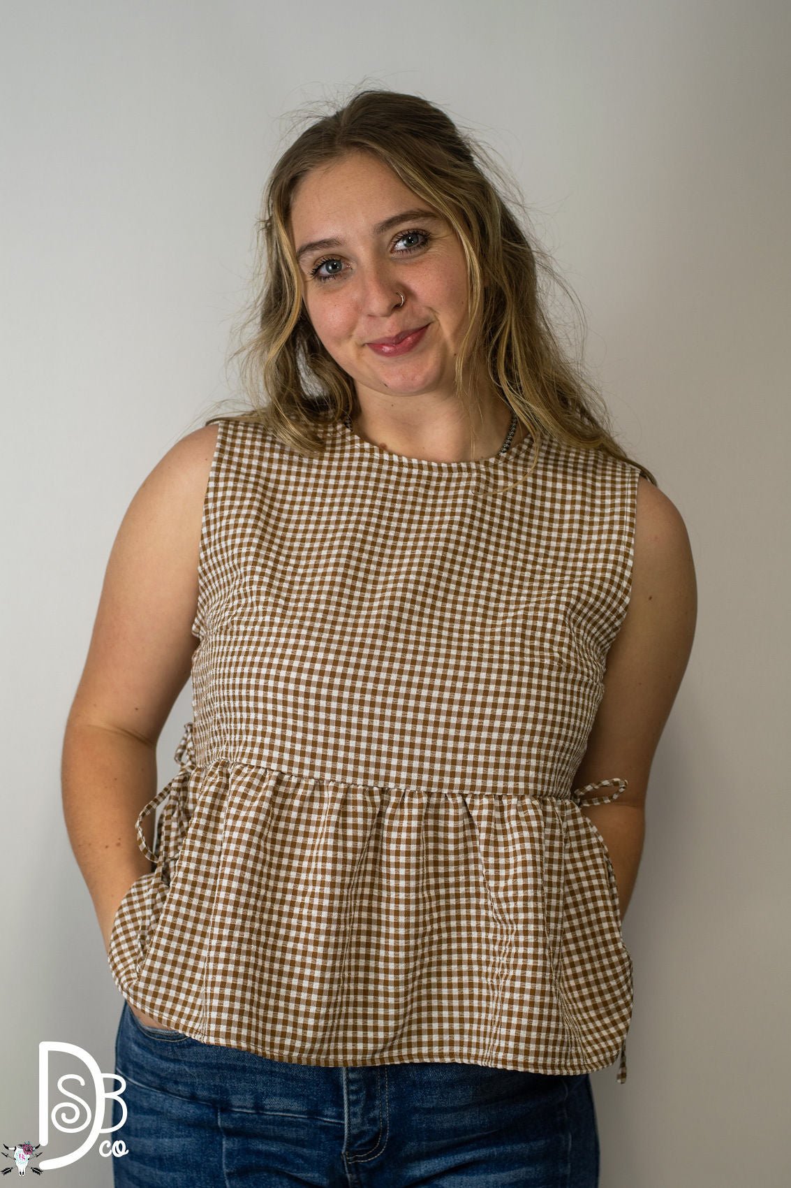 Bex Gingham Top - Deadwood South Boutique & Company LLC