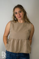 Bex Gingham Top - Deadwood South Boutique & Company LLC