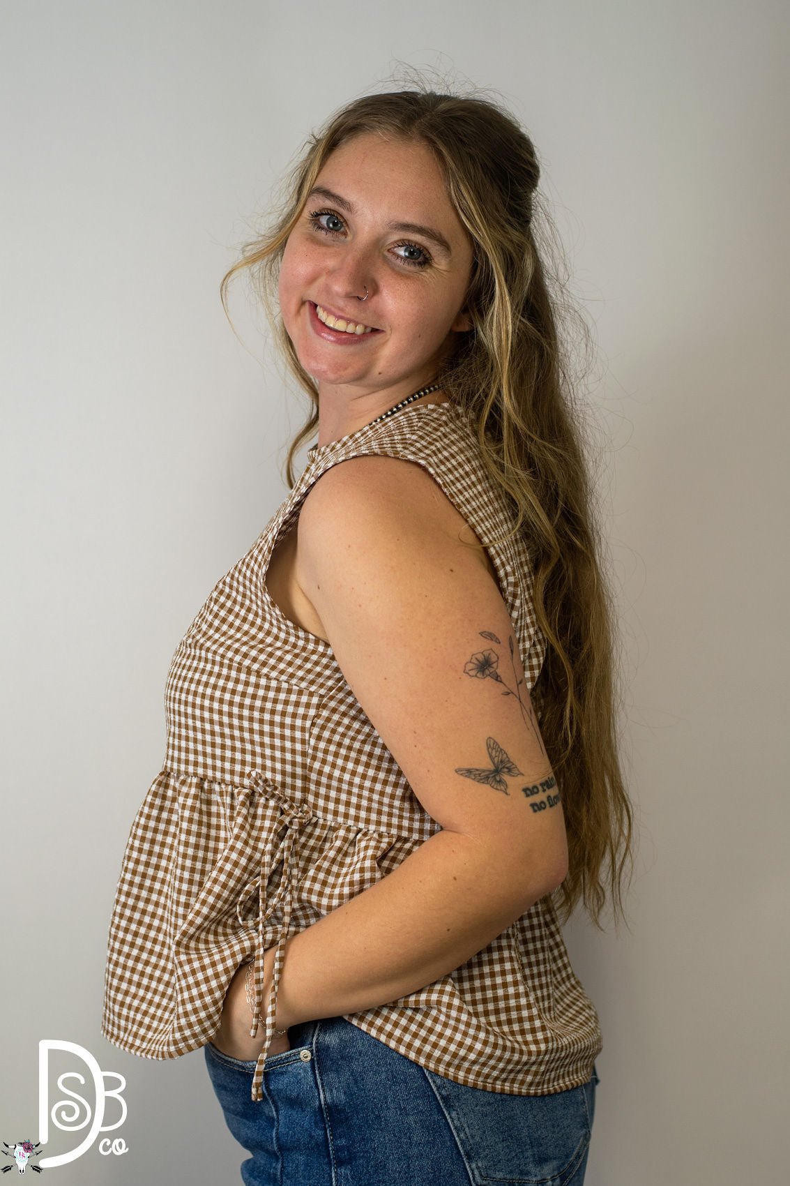 Bex Gingham Top - Deadwood South Boutique & Company LLC
