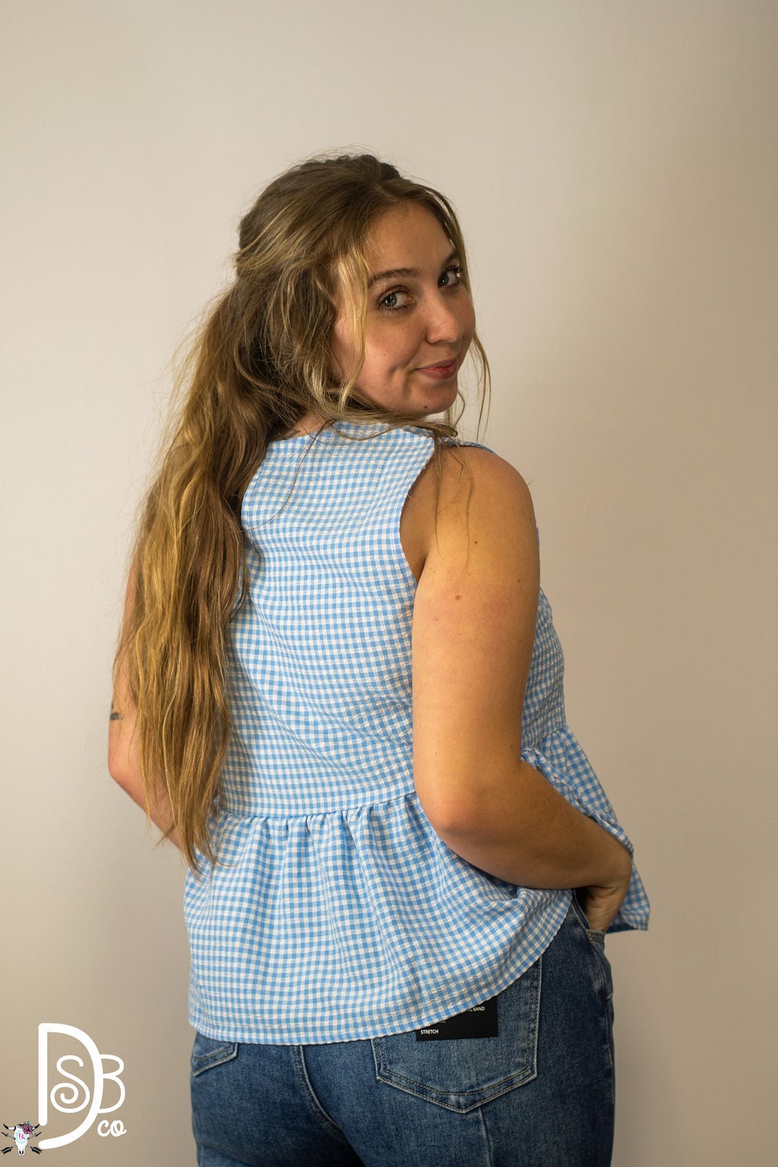 Bex Gingham Top - Deadwood South Boutique & Company LLC