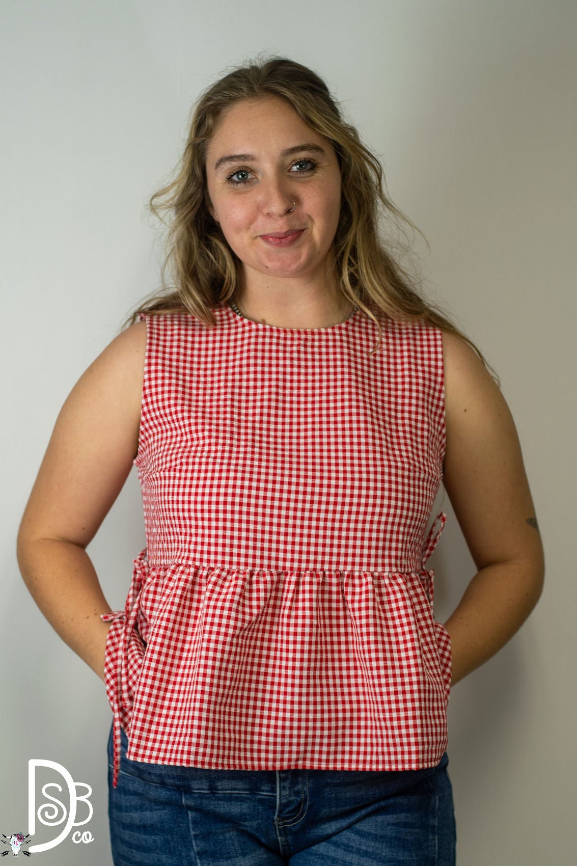 Bex Gingham Top - Deadwood South Boutique & Company LLC